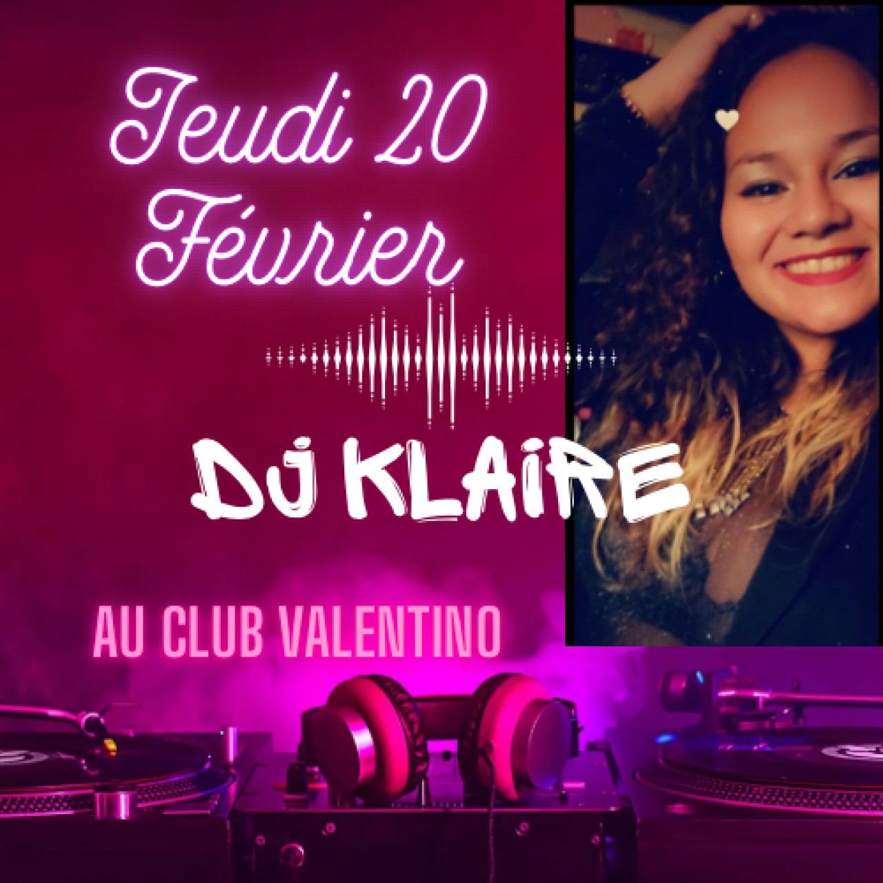 Notre Serveuse Klaire aux Platines